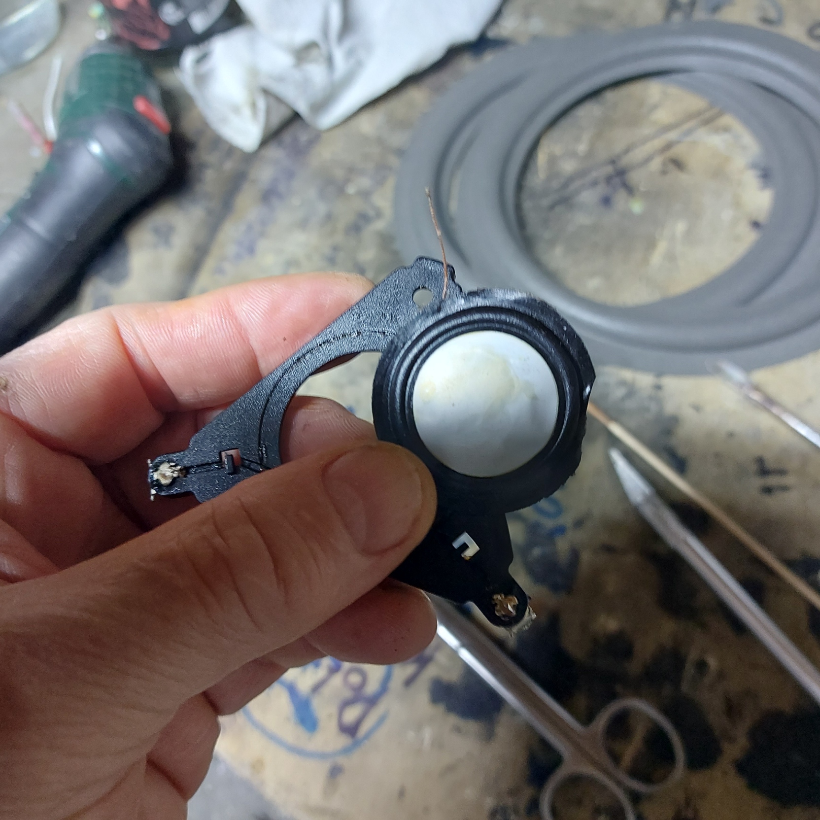 Magassugárzó javítás előtte